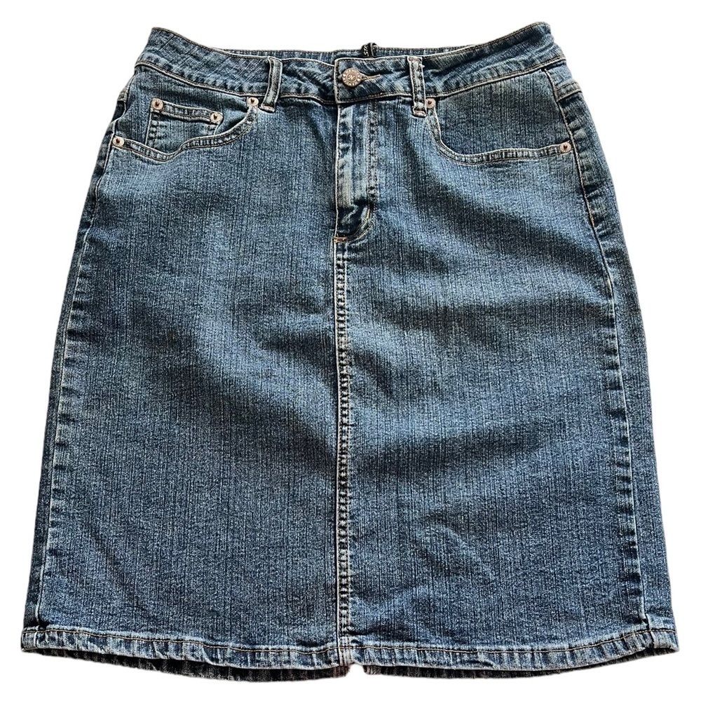 Nanush Paris Women's Jean Pencil Skirt Size 8